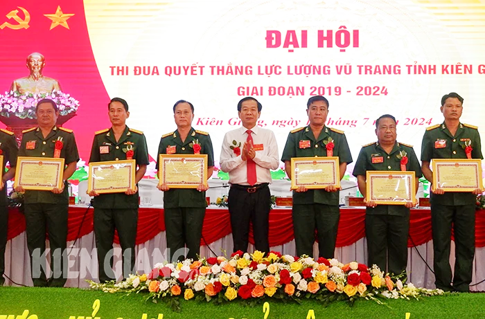  Đại hội thi đua quyết thắng lực lượng vũ trang tỉnh Kiên Giang